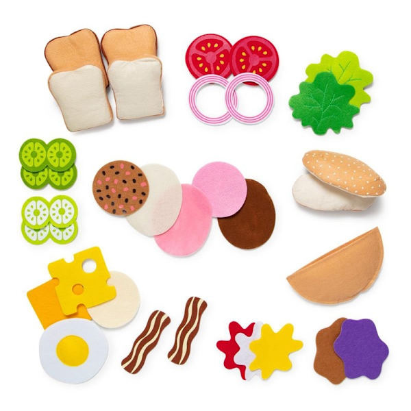 MND Felt Food Play Sandwich Set