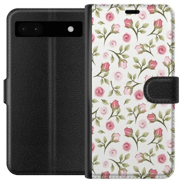 Plånboksfodral till Google Pixel 6a med Blommigt