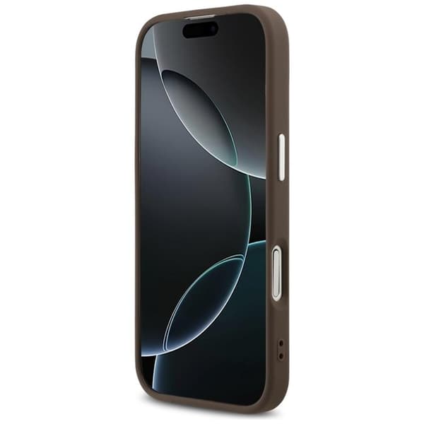 Guess Mobilskal till iPhone 17 MagSafe 4G Classic Logo - Brun Brun