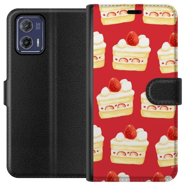 Pung Etui til Motorola Moto G73 med Kage