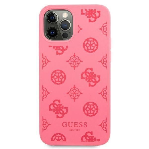 Guess Peony Collection Skal iPhone 12 Pro Max - Fushia