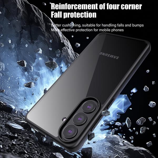 Mobilskal för Samsung Galaxy S26 Stöttålig Slim Hard PC + TPU - Blå