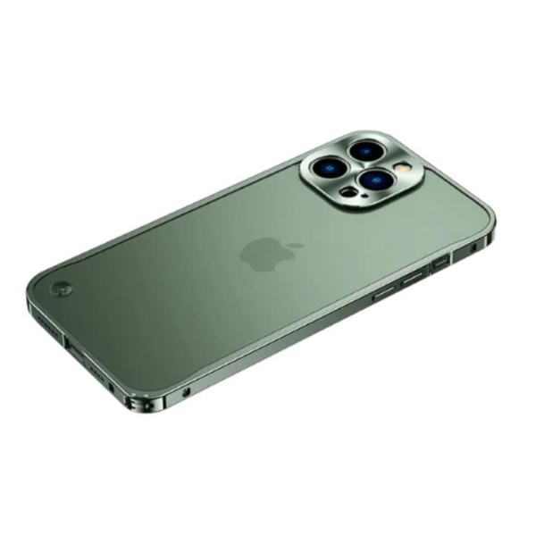 iPhone 13 Pro Max Shell Metal Slim - vihreä