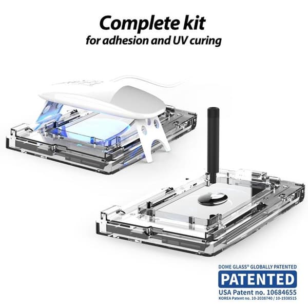 Whitestone [2-Pack] Galaxy Z Fold 4 Härdat Glas Skärmskydd Dome Transparent