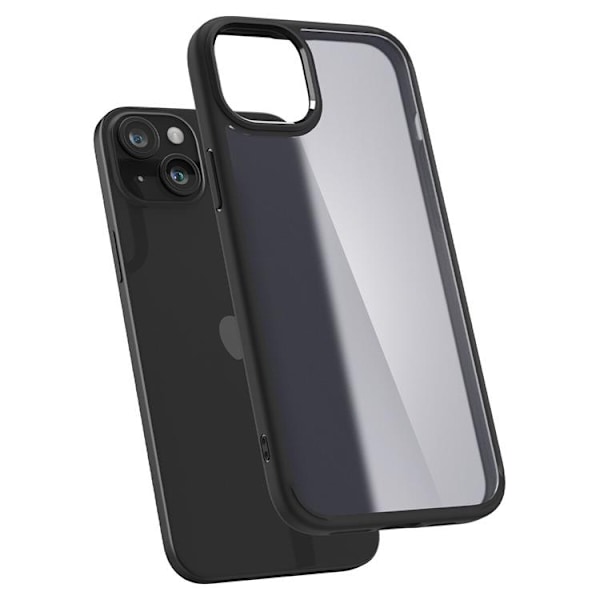 Spigen iPhone 15 Plus Mobilskal Ultra Hybrid - Frosted Svart