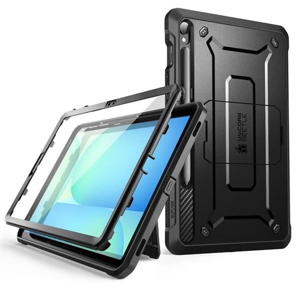 SupCase Galaxy Tab S10 FE/S10 Lite/S9 FE/S9 Skal Unicorn Bettle Pro Svart