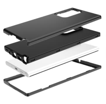 Combo Armor -suojakotelo Galaxy Note 20 - Musta Black
