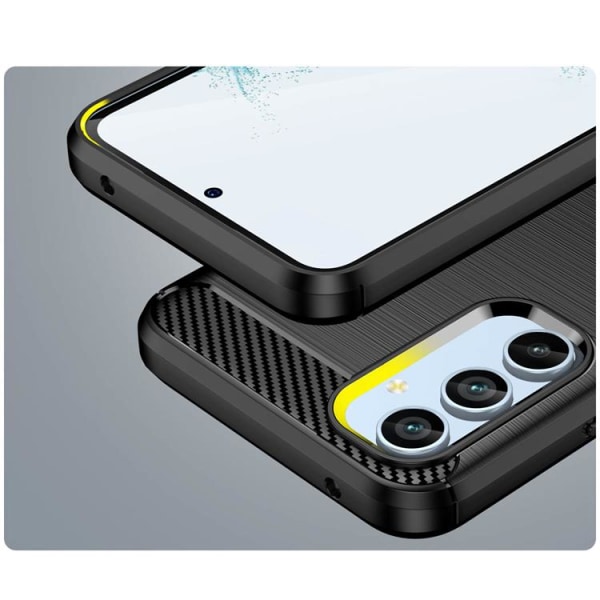 Galaxy A54 5G Cover Carbon Silicone Flexible - Sort