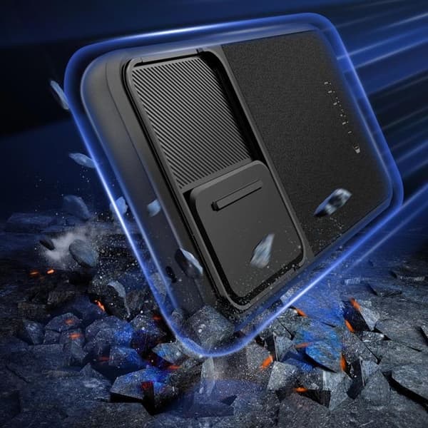 Tech-Protect telefonetui til Galaxy A55 5G Velar Cam Plus - Sort Svart