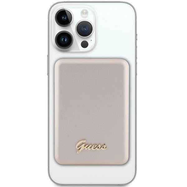 Guess Magsafe Powerbank 3000mAh 5W Metal Script Logo - Guld Guld
