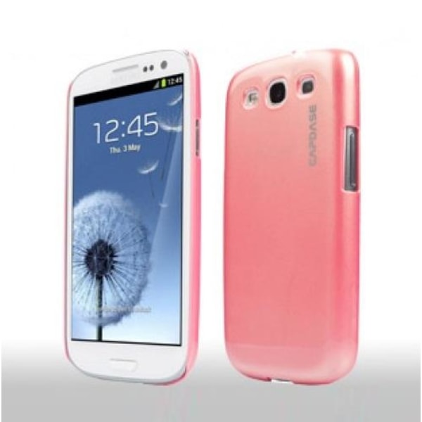 CAPDASE Skal till Samsung Galaxy S3 i9300 (Rosa) + Skärmskydd Rosa