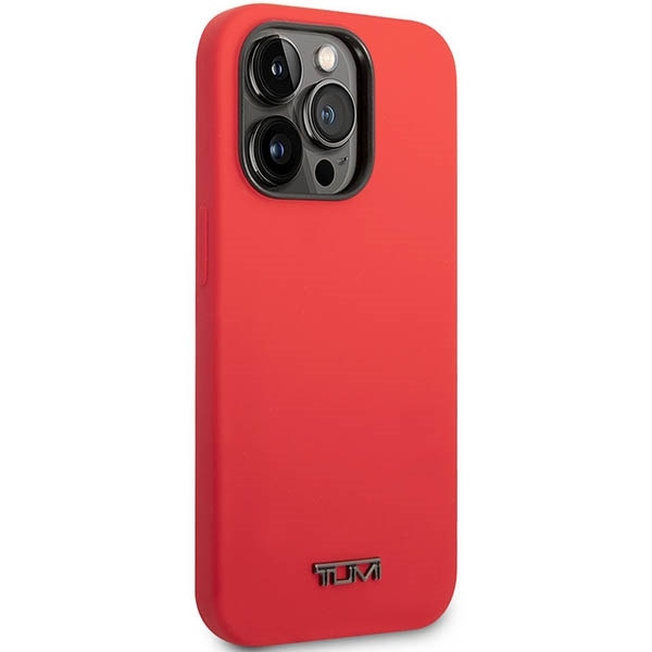 Tumi Mobilskal till iPhone 14 Pro MagSafe Liquid Silicone - Röd