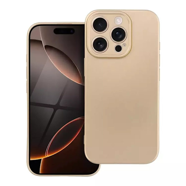 Mobilskal till iPhone 16 Pro Max Metallic - Guld Guld