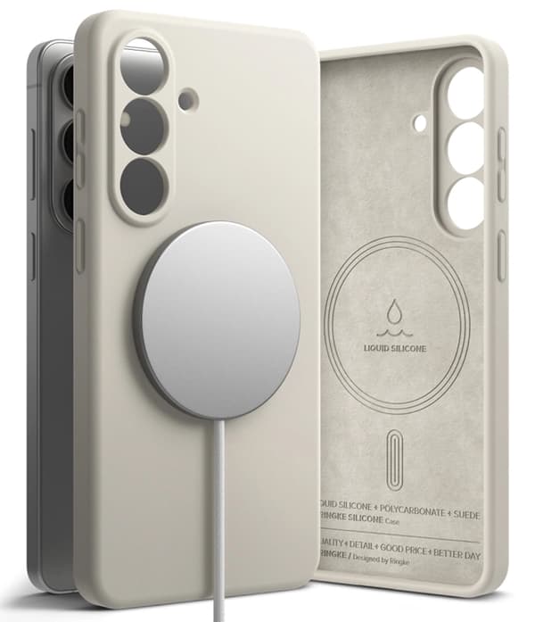 Ringke Mobilcover Til Galaxy S26 Magsafe Silikone - Stone Beige
