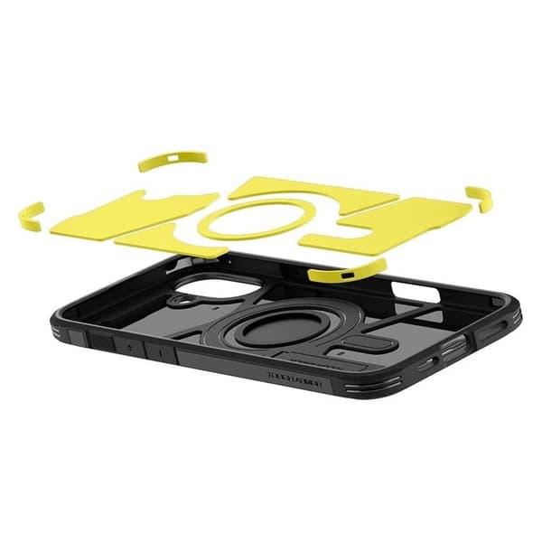 Spigen telefontaske til iPhone 16 MagSafe Tough Armor - Sort Svart