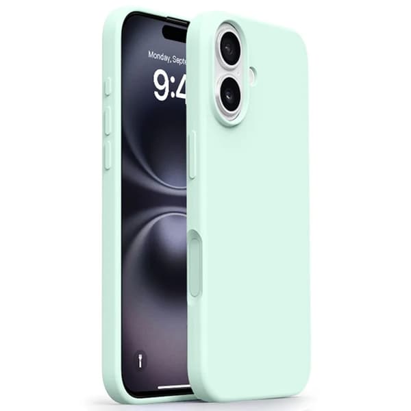 Mobilskal till iPhone 17 MagSafe Ultra Thin Silicone - Ljusgrön Grön