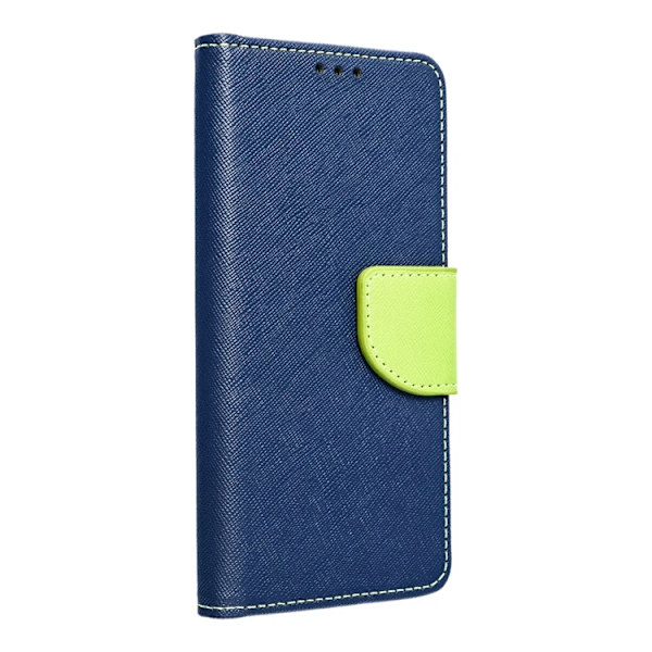 Xiaomi Redmi Note 14 5G Plånboksfodral Fancy - Navy/Lime Blå
