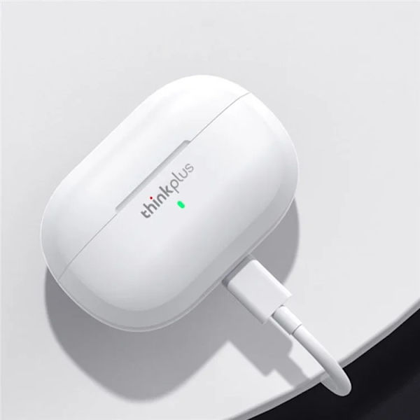 Lenovo TWS Bluetooth In-Ear Hörlurar ANC Thinkplus - Vit Vit
