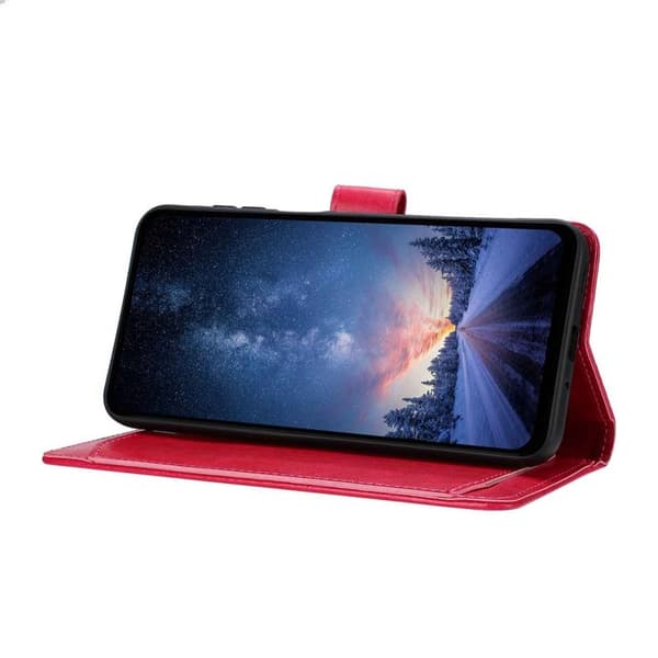 Oppo Find X9 Pro 5G Ställ Plånboksfodral Konstläder - Rosa