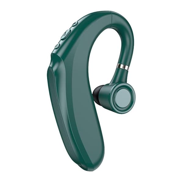 Single In-Ear Hörlur Bluetooth 300mAh Battery Earhook Q12 - Grön Grön