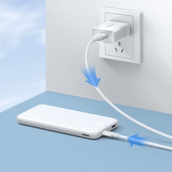 Ugreen USB-A-mikro-USB-kaapeli 1,5 m - valkoinen
