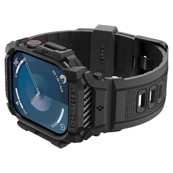 Spigen Apple Watch 42mm Series 10 Etui Rugged Armor Pro - Sort Svart
