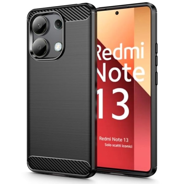 Tech-Protect Xiaomi Redmi Note 13 4G matkapuhelimen suojakuori TPUCarbon - musta