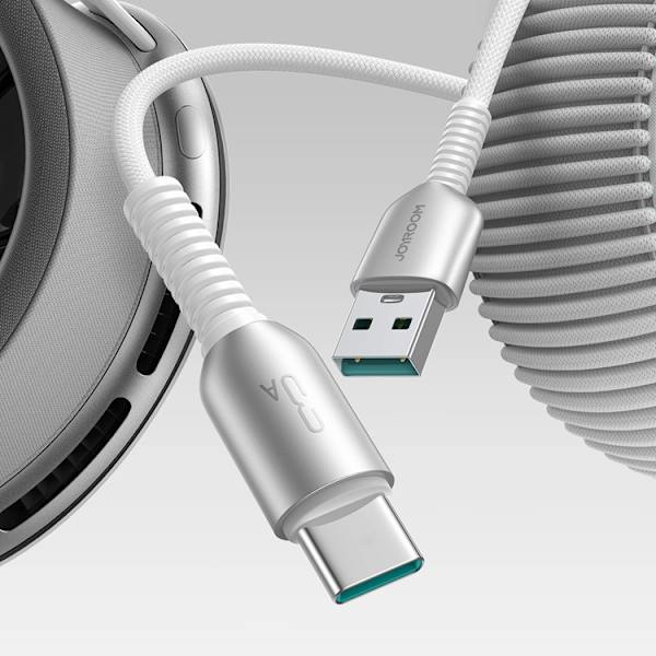 Joyroom S-A51 3A USB-A - USB-C Kabel 1.2m - Ljusgrå Grå