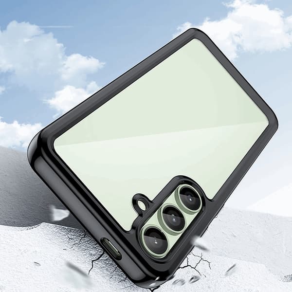 Mobilskal till Galaxy S24 FE Outer Space med Ram - Svart Black