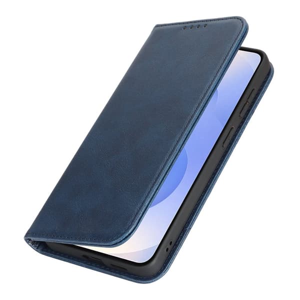 Mobilskal för Samsung Galaxy S26 Konstläder Magnetiskt - Mörkblå