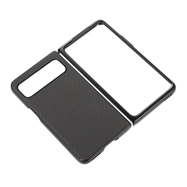 Google Pixel Fold Mobilskal Carbon Fiber PU-Läder - Svart Svart