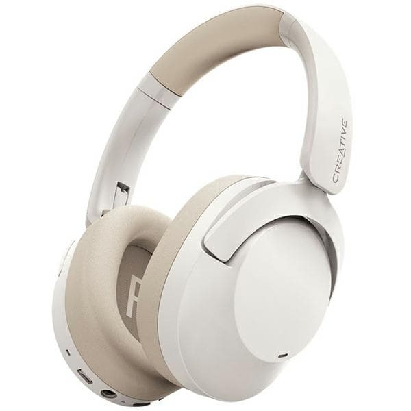 Creative Over-Ear Hörlurar Trådlösa Bluetooth ANC Zen Hybrid 2 - Cream Beige