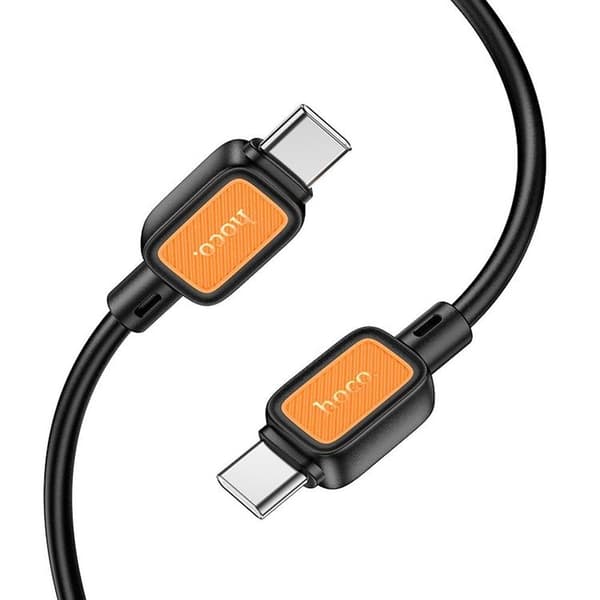HOCO USB-C till USB-C Kabel 3A 60W 1m X108 - Svart Svart