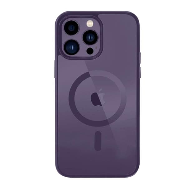 iPhone 14 Pro Cover Magsafe Magnetisk - Lilla Lila