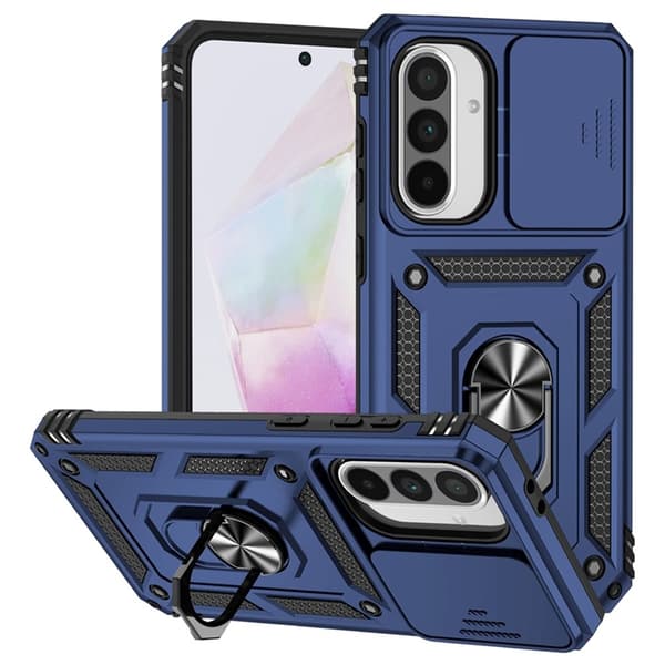 Mobilskal till Galaxy A36/A56 Kickstand PC + TPU - Blå Blå