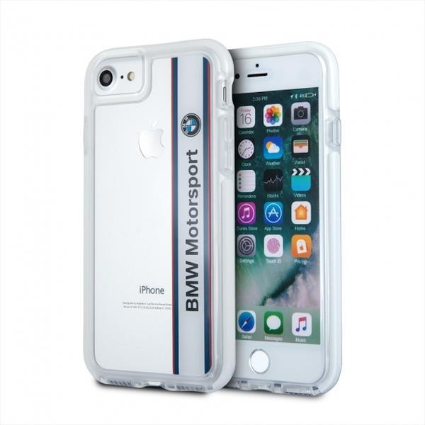 BMW Hardcase Skal iPhone 7 - Transparent / Vit Vit