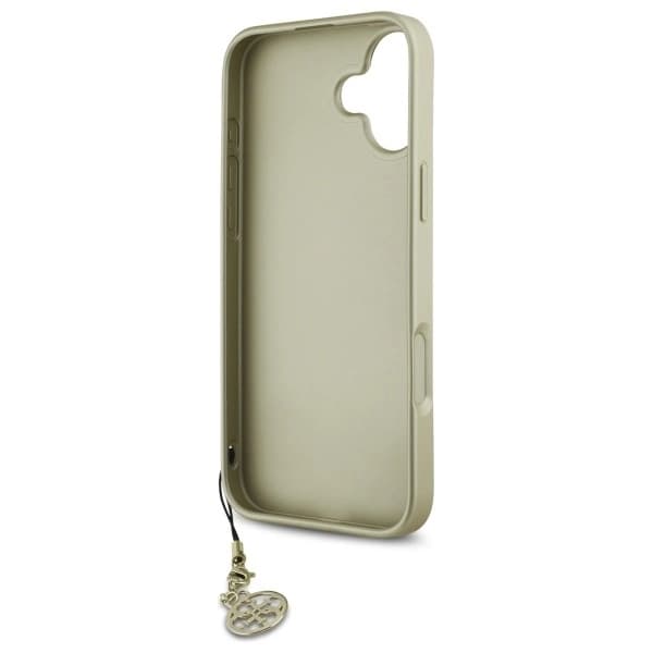 Guess Mobilskal till iPhone 16 Plus 4G Charms Collection - Brun Brun