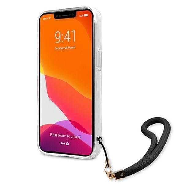 Guess Camo Strap Collection Skal iPhone 13 mini - Sort Black