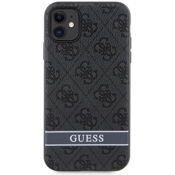 Guess iPhone 11/XR Mobilskal Stripe - Grå