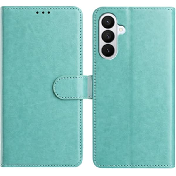 Samsung Galaxy S26 Pro Plånboksfodral Konstläder Folio Ställ - Grön