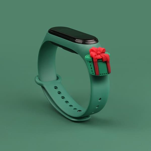 Xiaomi Mi Band 4/3 Armband Xmas Gift Silicone - Grön Grön