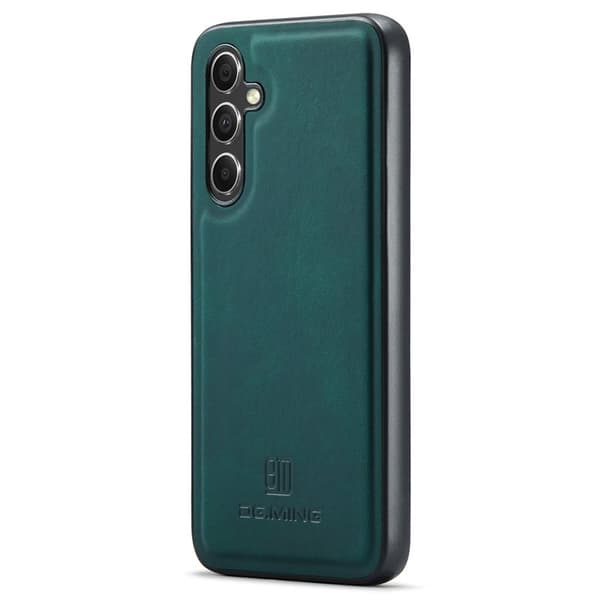 DG.MING Mobilskal till Samsung Galaxy A35 5G Läder+PC+TPU Grön