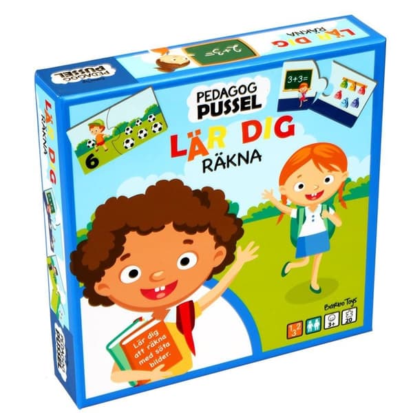 BARBO Pussel Classic Pedagog Pussel Lär Dig Räkna (SE)