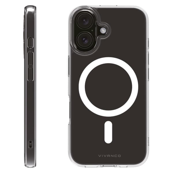 Vivanco Mag Clear skal iPhone 16 Transparent