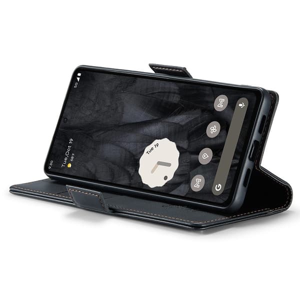 CASEME Plånboksfodral Konstläder till Google Pixel 8 Pro - Svart