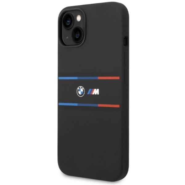 BMW iPhone 15/14/13 Mobile Case M Silicone Tricolor Lines