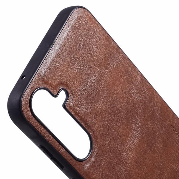 X-LEVEL Bojue-3 Mobilskal för Samsung Galaxy A55 5G - Brun