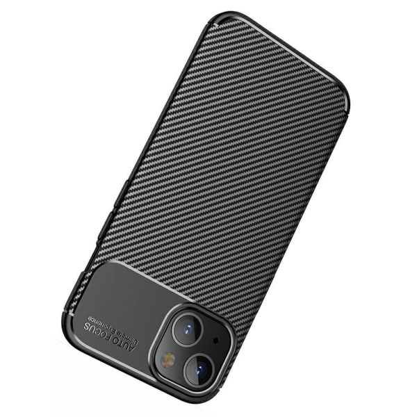 Carbon Fiber matkapuhelinkotelo Apple iPhone 13:lle - musta Black