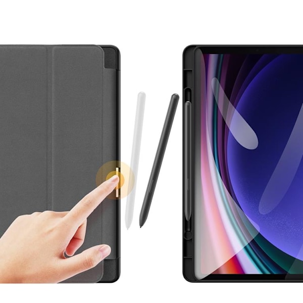 Dux Ducis Galaxy Tab A9 Plus Fodral Toby Stylus - Svart Svart