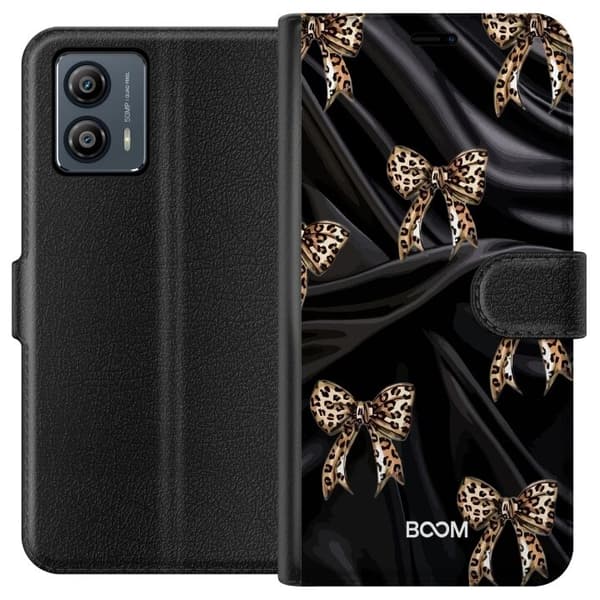 Plånboksfodral till Motorola Moto G53 med Leopard Bow
